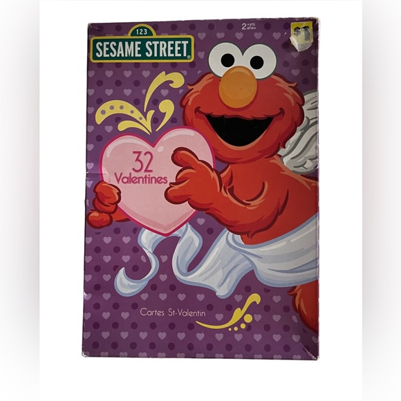 Sesame Street | Holiday | Vintage Sesame Street Elmo 32pk Valentine ...